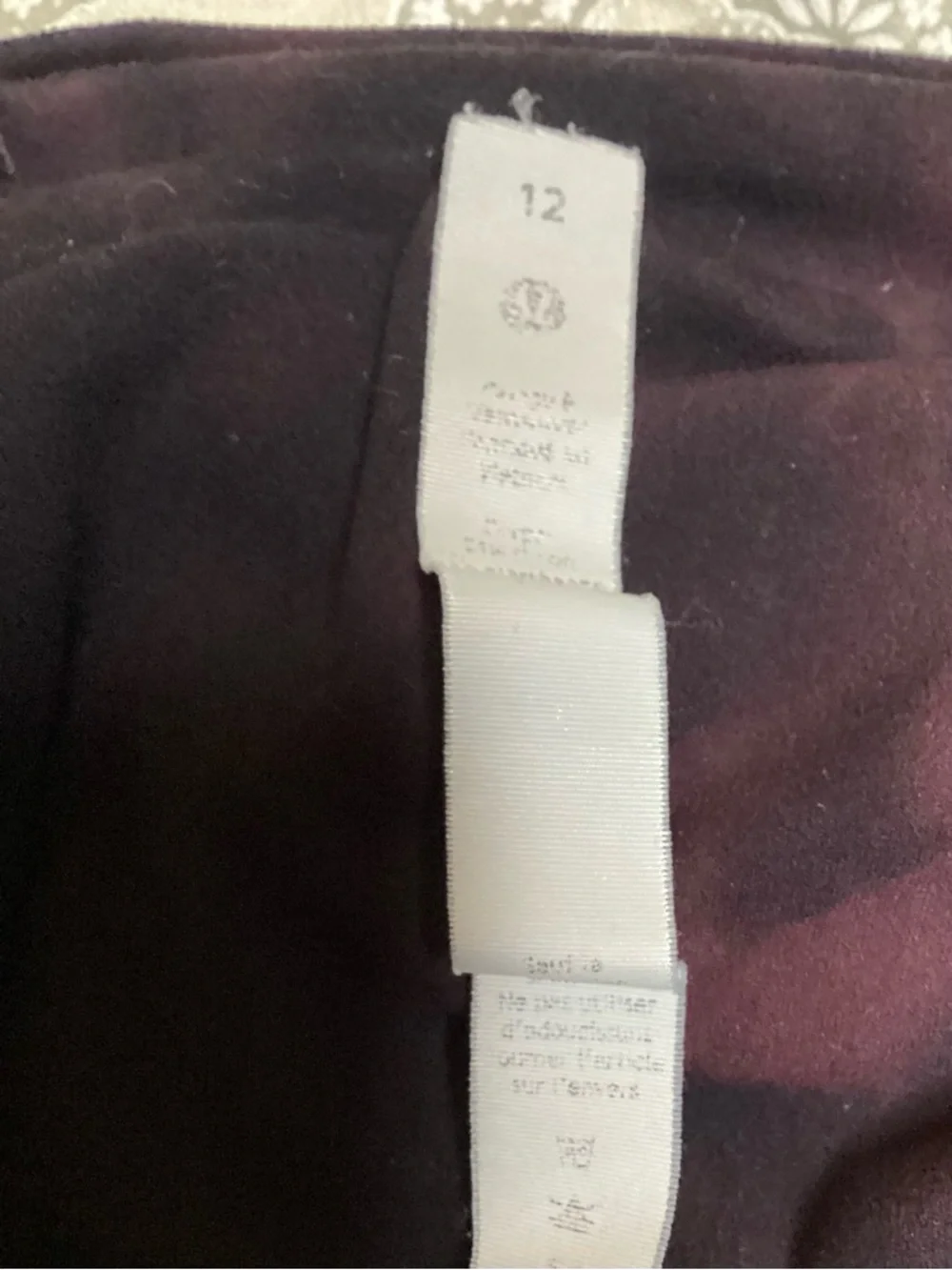 Lululemon Tie-Dye High-Waist Leggings - Plum/Black 12 - Picture 9 of 9